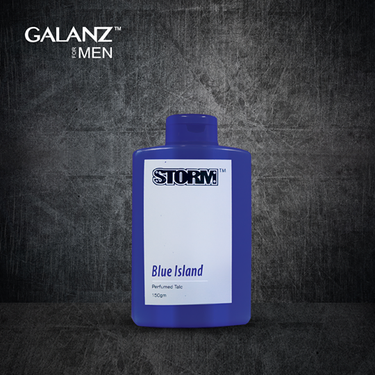 Storm Blue Island Perfumed Talc